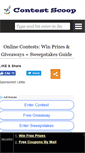 Mobile Screenshot of contestscoop.com